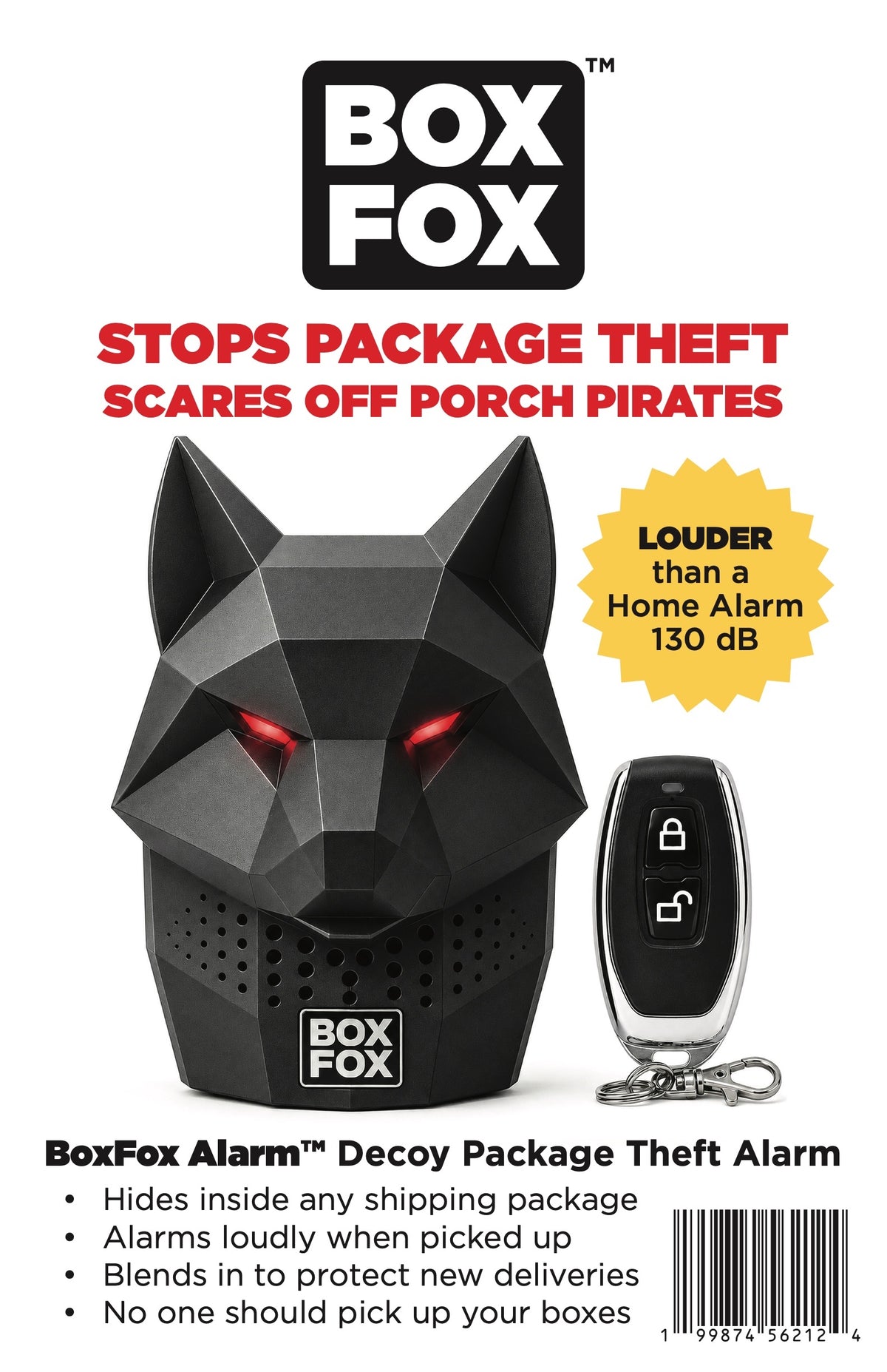 BoxFox Package Theft Prevention Alarm