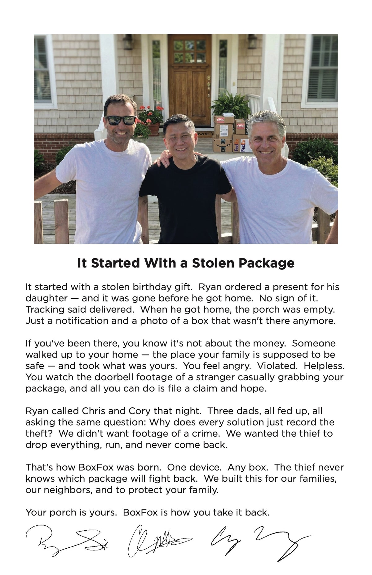 BoxFox Package Theft Prevention Alarm